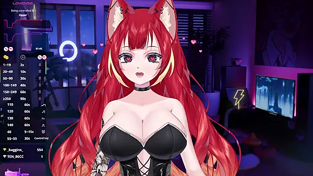 Snapshot of LewdKira_VT chatting on 02.01.25 LewdKira VT online show from 02.01.25