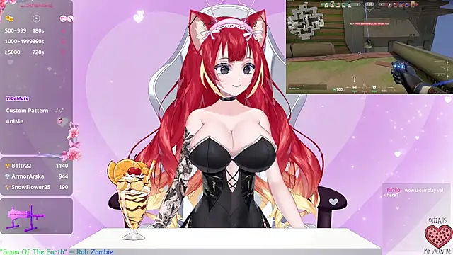 Snapshot of LewdKira_VT chatting on 02.12.25 LewdKira VT online show from 02.12.25