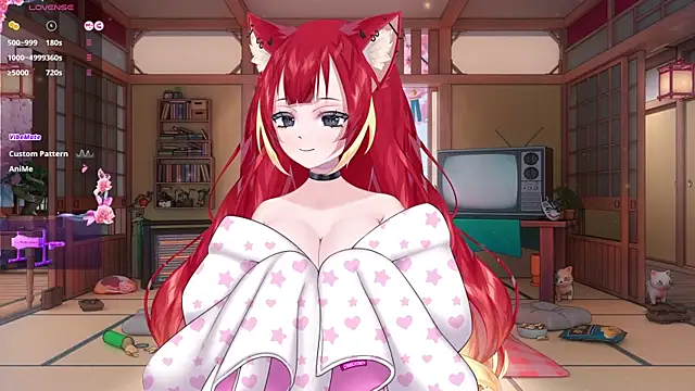 Snapshot of LewdKira_VT chatting on 02.18.25 LewdKira VT online show from 02.18.25