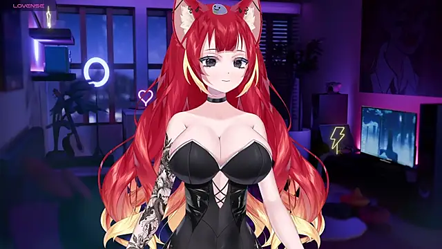 Snapshot of LewdKira_VT chatting on 02.26.25 LewdKira VT online show from 02.26.25