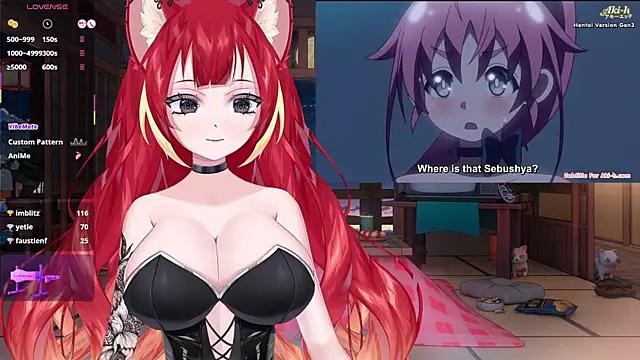 Snapshot of LewdKira_VT chatting on 02.27.25 LewdKira VT online show from 02.27.25