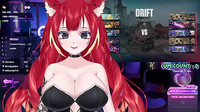 Snapshot of LewdKira_VT chatting on 03.02.25 LewdKira VT online show from 03.02.25