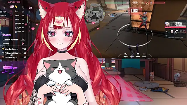 Snapshot of LewdKira_VT chatting on 03.07.25 LewdKira VT online show from 03.07.25