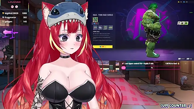 Snapshot of LewdKira_VT chatting on 03.09.25 LewdKira VT online show from 03.09.25