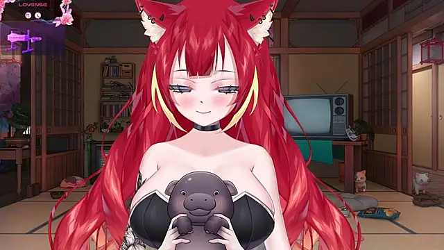 Snapshot of LewdKira_VT chatting on 03.14.25 LewdKira VT online show from 03.14.25