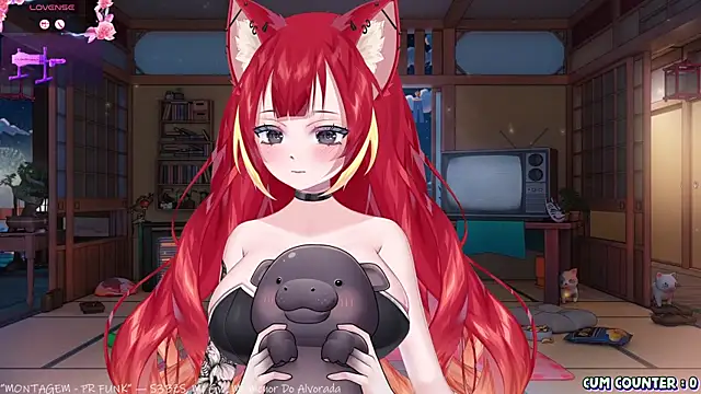 Snapshot of LewdKira_VT chatting on 03.19.25 LewdKira VT online show from 03.19.25