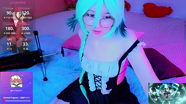 Snapshot of MizukiNoYoru chatting on 06.18.26 MizukiNoYoru online show from 06.18.26