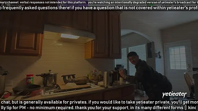 Snapshot of yetieater chatting on 01.17.25 yetieater online show from 01.17.25