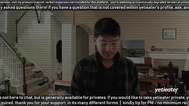 Snapshot of yetieater chatting on 01.21.25 yetieater online show from 01.21.25