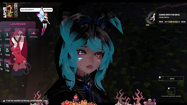 Snapshot of Bowsette_Cami chatting on 10.20.25 Bowsette Cami online show from 10.20.25