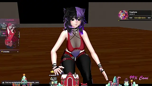 Snapshot of Bowsette_Cami chatting on 11.14.25 Bowsette Cami online show from 11.14.25