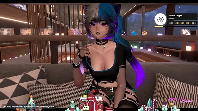 Snapshot of Bowsette_Cami chatting on 11.21.25 Bowsette Cami online show from 11.21.25