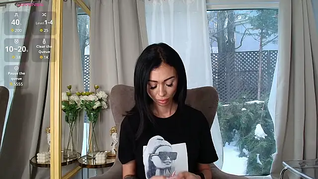 Snapshot of ParissHiltonX chatting on 02.24.26 ParissHiltonX online show from 02.24.26