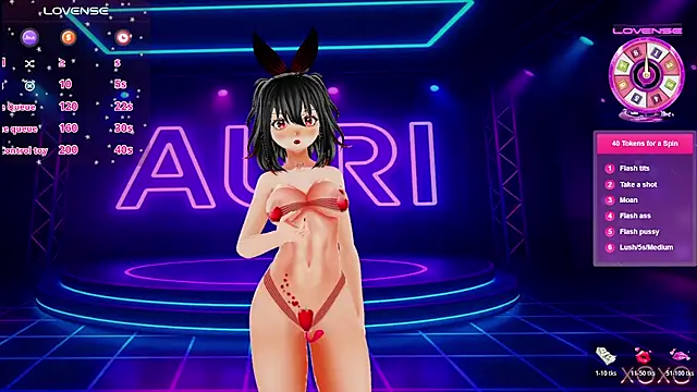 Auri Hikaru online show from 02.18.26