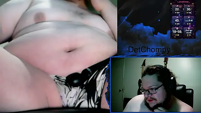 Snapshot of DetChompy chatting on 05.24.26 DetChompy online show from 05.24.26