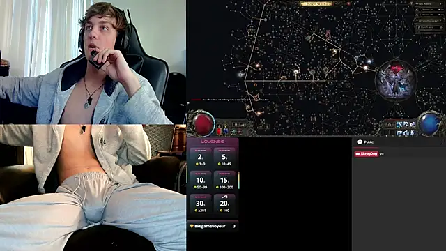 Snapshot of SkrogDog chatting on 12.21.25 SkrogDog online show from 12.21.25