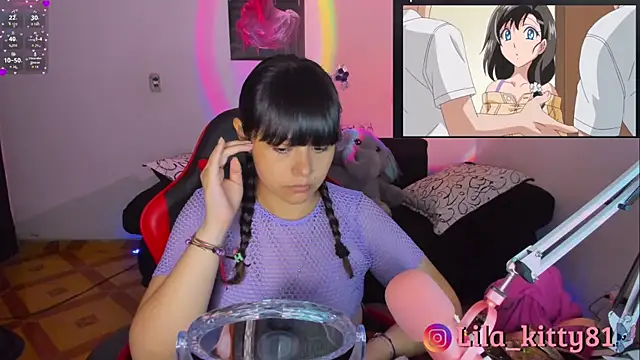 Snapshot of lila_kitty81 chatting on 10.18.25 lila kitty81 online show from 10.18.25