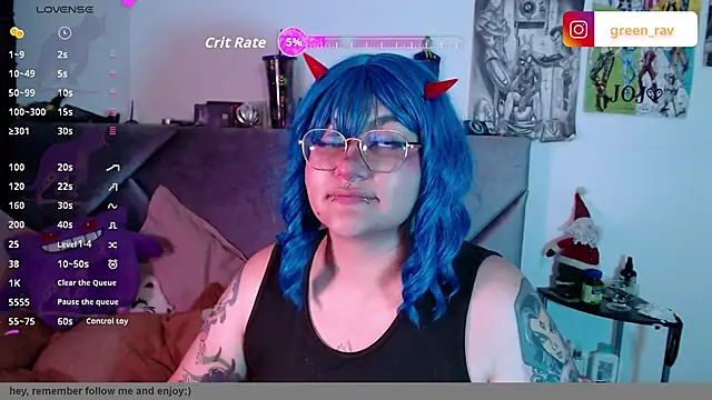 XxGreenGoodxX online show from 12.14.25