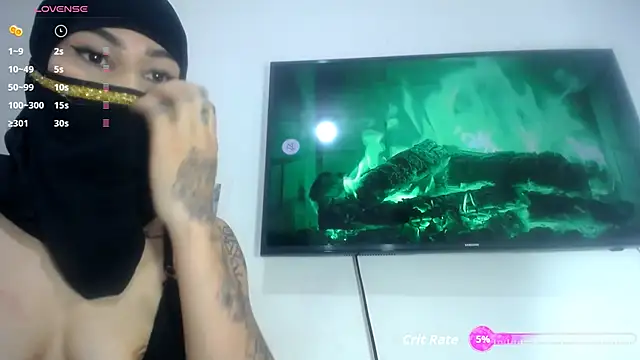 Foxy Lovex online show from 10.19.25