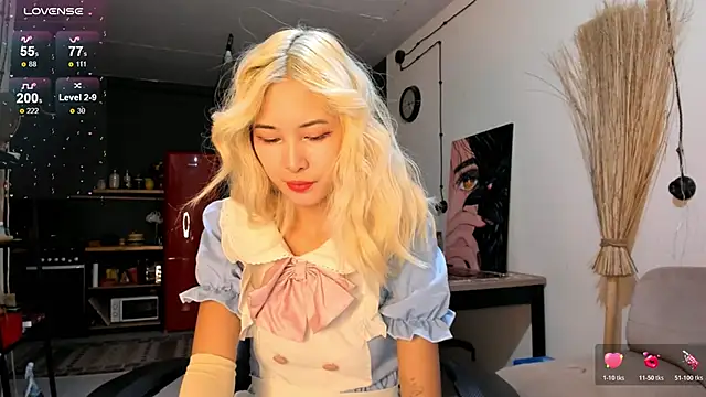 Snapshot of Korean_blink chatting on 02.28.26 Korean blink online show from 02.28.26