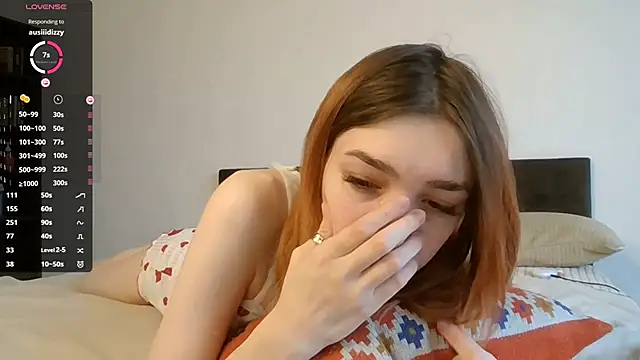 Snapshot of RedheadMisty chatting on 10.13.25 RedheadMisty online show from 10.13.25