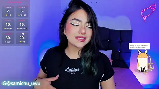 Snapshot of sammy_bunny1 chatting on 12.20.25 sammy bunny1 online show from 12.20.25