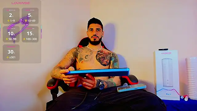 Snapshot of amodeus_bael_ chatting on 10.18.25 amodeus bael online show from 10.18.25