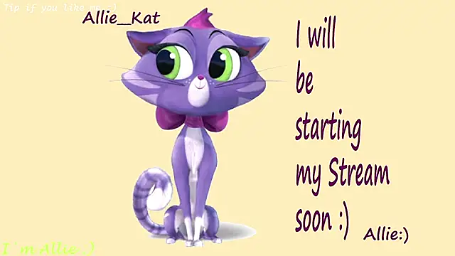 Snapshot of Allie_Kat chatting on 07.11.26 Allie Kat online show from 07.11.26