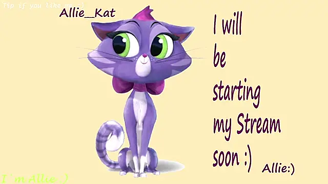 Snapshot of Allie_Kat chatting on 08.02.26 Allie Kat online show from 08.02.26