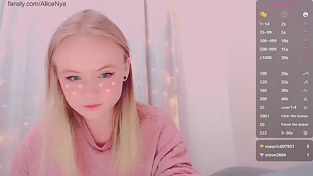 AliceNya cute online show from 02.20.26