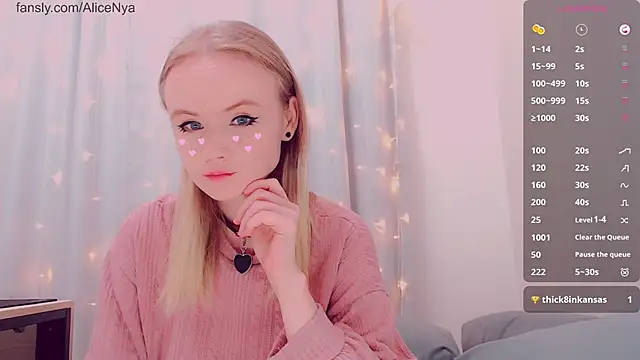 AliceNya cute online show from 02.21.26