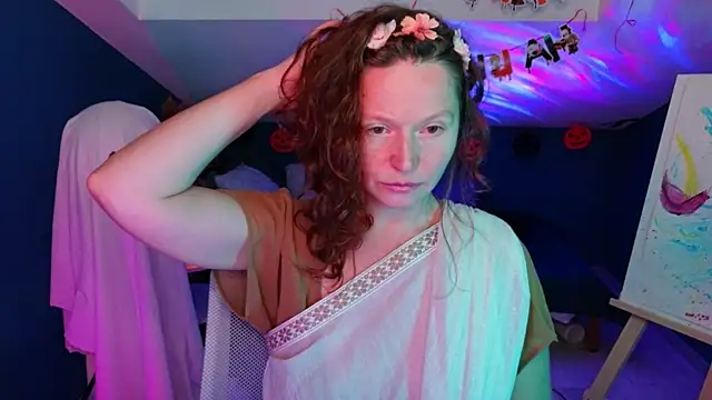 Snapshot of AuroraBorealis__ chatting on 10.31.25 AuroraBorealis online show from 10.31.25