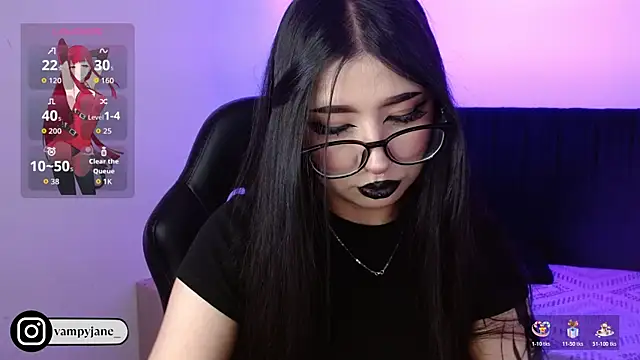 Snapshot of VamppyJane chatting on 11.14.25 VamppyJane online show from 11.14.25