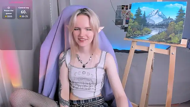 Snapshot of Mel_the_drawer chatting on 05.25.26 Mel the drawer online show from 05.25.26