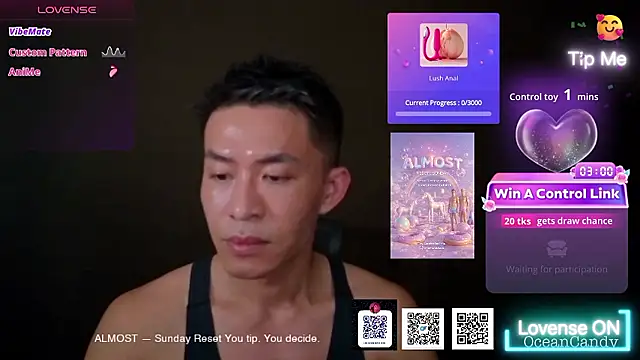 Snapshot of OceanCandy chatting on 01.18.26 OceanCandy online show from 01.18.26