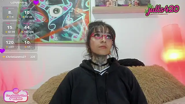 Snapshot of Julls420_ chatting on 06.18.26 Julls420 online show from 06.18.26