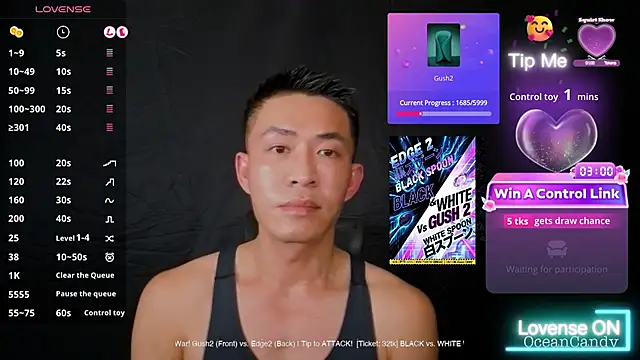 Snapshot of OceanCandy9 chatting on 01.16.26 OceanCandy9 online show from 01.16.26