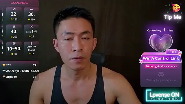 Snapshot of OceanCandy9 chatting on 02.27.26 OceanCandy9 online show from 02.27.26