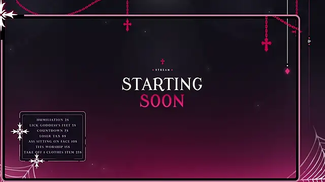 XXGoddessLXX online show from 01.12.26