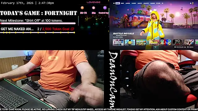 DeanonCam online show from 02.17.26