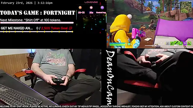 DeanonCam online show from 02.23.26