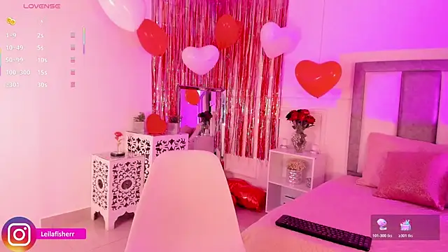 Snapshot of Leilafisherr chatting on 02.13.26 Leilafisherr online show from 02.13.26