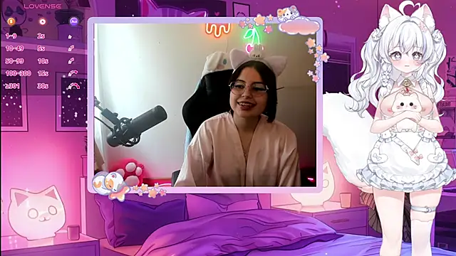 Snapshot of kanekko chatting on 01.15.26 kanekko online show from 01.15.26