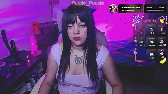 Purple-Pookiee online show from 03.04.26