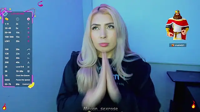 Megan sexrosse online show from 03.27.26