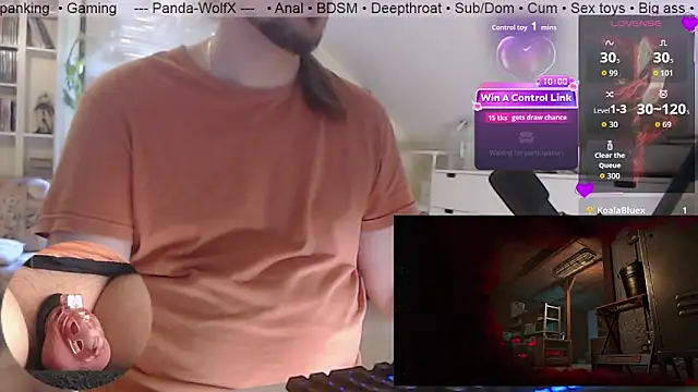 Snapshot of Panda-WolfX chatting on 07.06.26 Panda-WolfX online show from 07.06.26