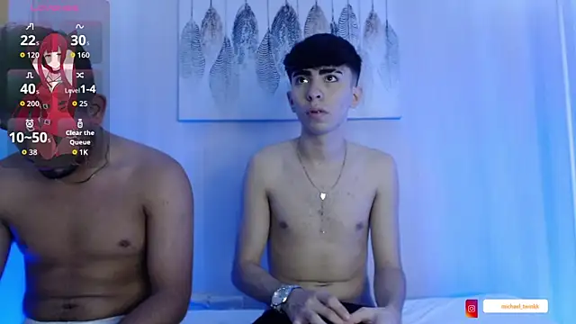 Snapshot of Michaell_and_twink chatting on 07.19.26 Michaell and twink online show from 07.19.26