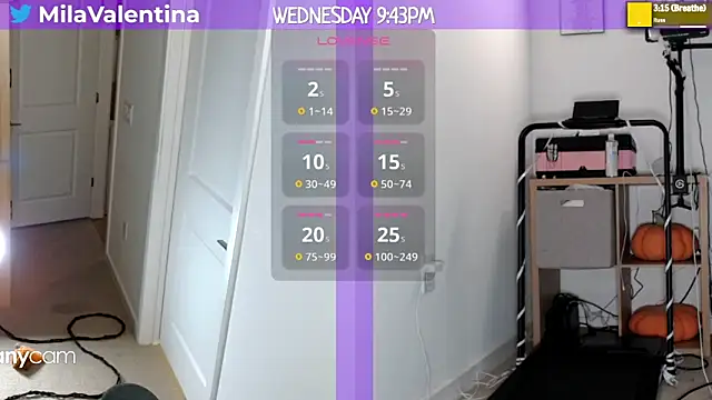 MilaValentina online show from 02.06.25