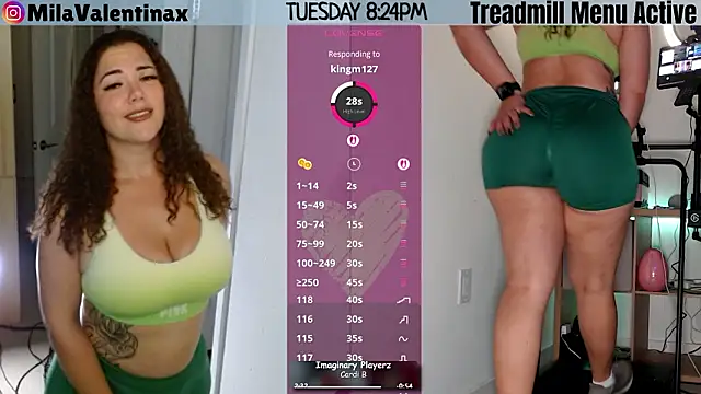 MilaValentina online show from 03.18.26