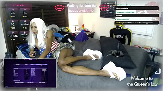 QueenofWhiteIce online show from 01.07.25